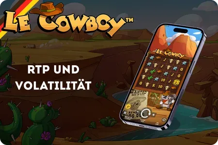 Le Cowboy RTP- und Volatilitätsdaten mit 96,31 % Return to Player